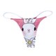 thumbnail image 1 of Gibobby Pantys para Mujer Ver a través caliente transparente erótico señora encaje Floral bordado 2 piezas sujetador y bragas mujer ropa interior Sexy（Rosa， M), 1 of 4