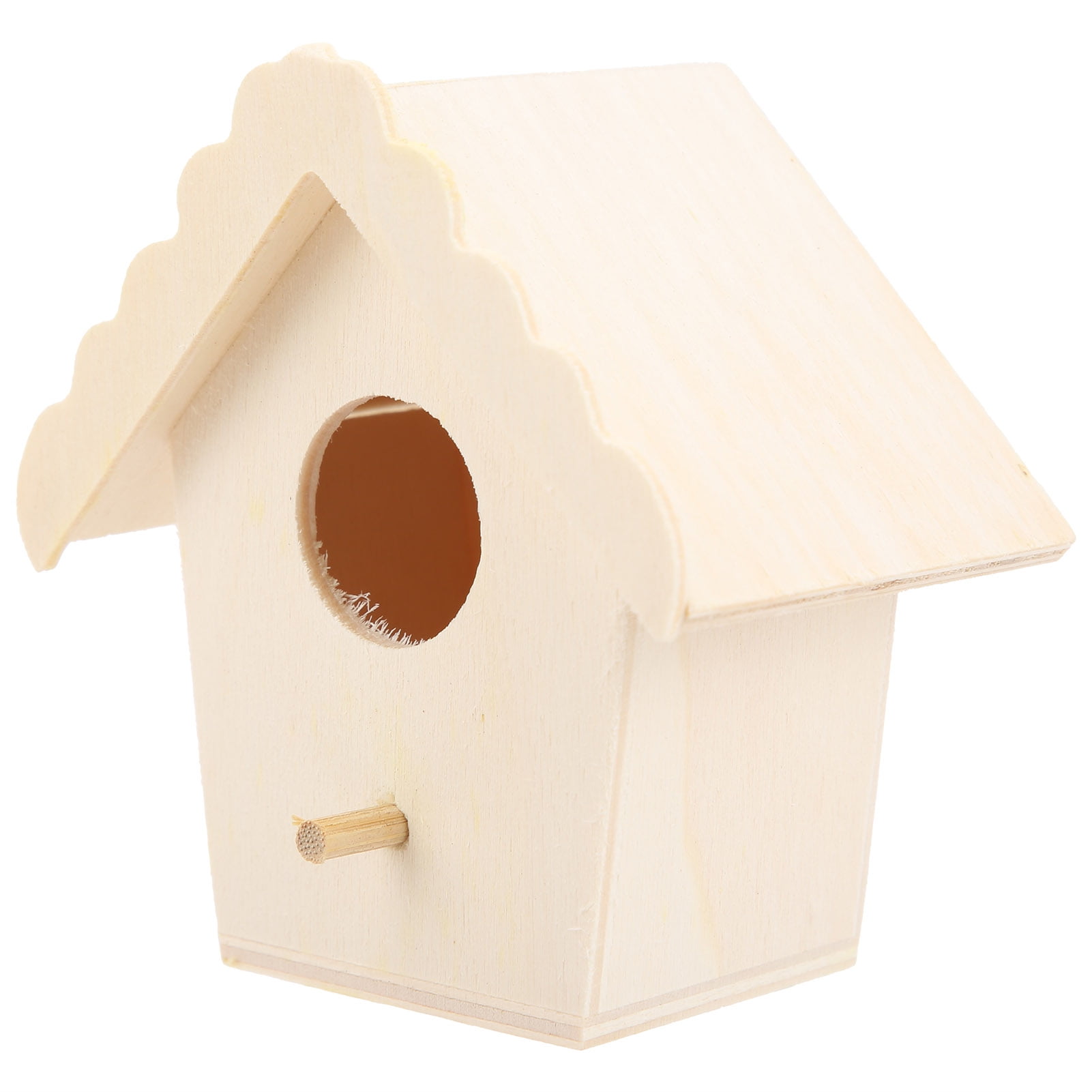 Wooden Birdhouse, DIY Wooden Birdhouse DIY Ventilated For Indoor ...