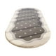 thumbnail image 2 of Soft Shaggy Bedroom Rug | Oval Area Carpet High Pile | Non-Slip Modern Polyester Velvet | Gray Pink | 16x32in | Plush Living Room Runner | Minimalist Home Décor | 1 Pack, 2 of 8