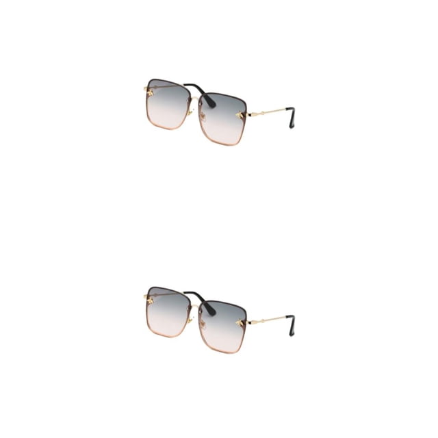Sonducket Gafas de sol cuadradas para mujer, coloridas, exquisitas, elegantes, para playa, de Metal, a prueba de sol, para mujer, dulce regalo Type8 NO8