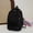 Black, variant on Women Cute Cherry Print Preppy Bag Large Corduroy Bookbag Aesthetic Backpack Kawaii Daypack Lightweight 17-In Laptop Bag Travel Aesthetic Backpack