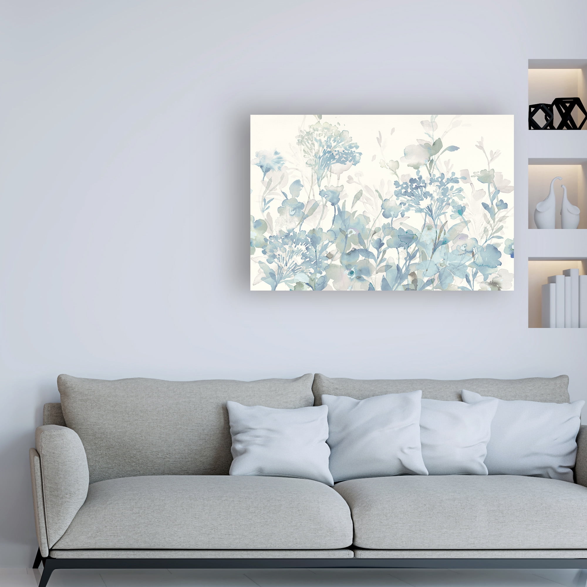Trademark Fine Art 'Translucent Garden Cool Crop' Canvas Art by Danhui Nai