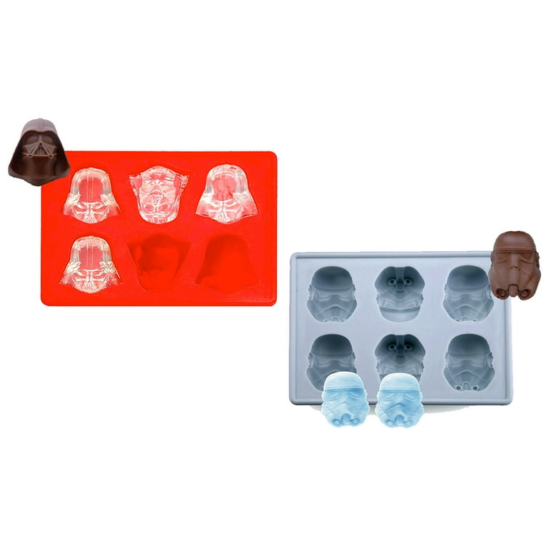Star Wars Galactic Empire 4 Pk Silicone Ice Trays Mould Chocolate