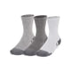 thumbnail image 1 of Medias Under Armour Performance Cotton de corte medio, pack de 3, talla mediana, 1 of 2