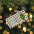 thumbnail image 2 of Northlight Glass "Fa La La Lotto Santa's Pick" Hanging Christmas Ornament - 4.25" - Silver, 2 of 5