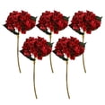 thumbnail image 1 of maskred 5pcs For DIY Durable - Artificial Flower Set For Craft Enthusiasts Non-toxic Realistic Appearance Pets Friendly Bright Red, 1 of 6