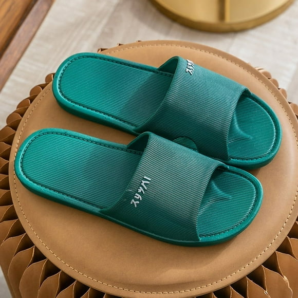 Sandalias de mujer cómodas para el hogar moldeadas por inyección de plástico para parejas, sandalias de interior con punta suave para hombres