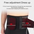 thumbnail image 4 of Lumbar Waist Support Belt Strong Lower Back Brace Support Corset Belt Waist Trainer Sweat Slim Belt For Sports Pain Relief New, 4 of 7