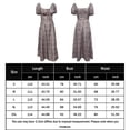 thumbnail image 2 of Vestido Largo De Verano Vestido ceñido al cuerpo con estampado floral Ropa de fiesta de cóctel sin espalda para mujer (Marrón XXL) Cgtredaw para Mujer Marrón T M, 2 of 6