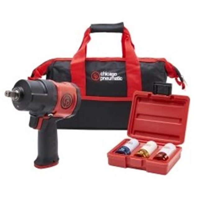 Chicago Pneumatic CPT8940176138 0,5 Po Clé à Chocs avec Douille de Roue et Sac - 3 Pièces
