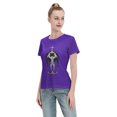 thumbnail image 4 of Women's Basic Short Sleeve T-Shirt One Piece Big Bear, 4 of 6