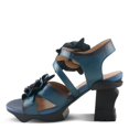 thumbnail image 2 of Spring Step L'Artiste Shelly – Women's Hand-Painted Floral Leather Platform Sandal with Adjustable Ankle Strap - Artistic Block Heel For Everyday Wear, 2 of 7