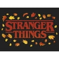 thumbnail image 2 of Netflix Junior's Stranger Things Autumn Logo Festival Muscle Graphic T-Shirt, 2 of 4