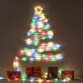 thumbnail image 4 of B Led Ribbon Christmas Lights Battery Powered For Tree And Party Decoration Silver Color Multi Color 1Pc Length 196.85 Inches Weight 0.11 Pounds, 4 of 7