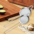 thumbnail image 4 of Clearance! Fine Strainer Stainless Steel Flour Sifters Hand Helds Flour Sifters With Long Handle For Baking Kitchen Warehouse.Deals Unclaimed Pallets #76, 4 of 6