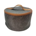 thumbnail image 3 of Bolsa de transporte para utensilios de cocina de acampada, organizador de vajilla, bolsa de transporte, cuenco para campamento, recipiente para tazas, Gris 27cmx15cm, 3 of 8