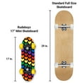 thumbnail image 3 of Rude Boyz Kids Beginner 17” Lightweight & Durable Skateboard for 3-5 Years, Yellow, 3 of 6