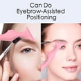 thumbnail image 4 of Plantillas de delineador de ojos reutilizables de silicona, herramienta multiusos para maquillaje de ojos con delineador de ojos en forma de ala, plantilla de lápiz de cejas 5 en 1 para, 4 of 7