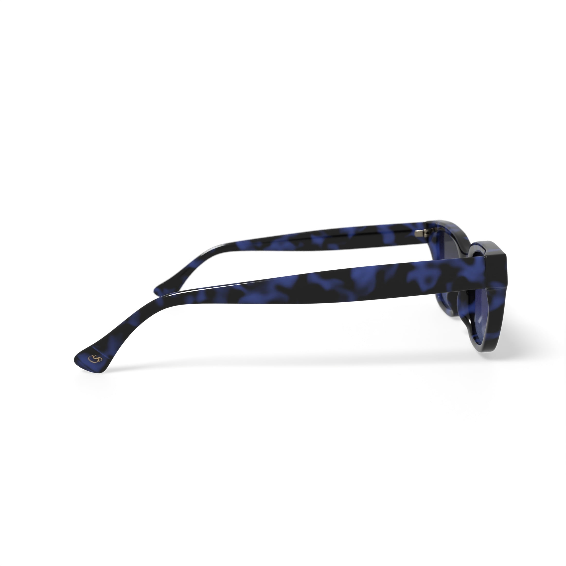 Christian Siriano Rx'able Womens Sunglasses, Bea Blue Tortoise, 50.0-22.0-143