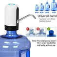thumbnail image 4 of Bomba de botella de agua, dispensador de agua automático, interruptor eléctrico portátil para beber con carga USB para botella universal de 3-5 galones para oficina en casa al aire libre, 4 of 7