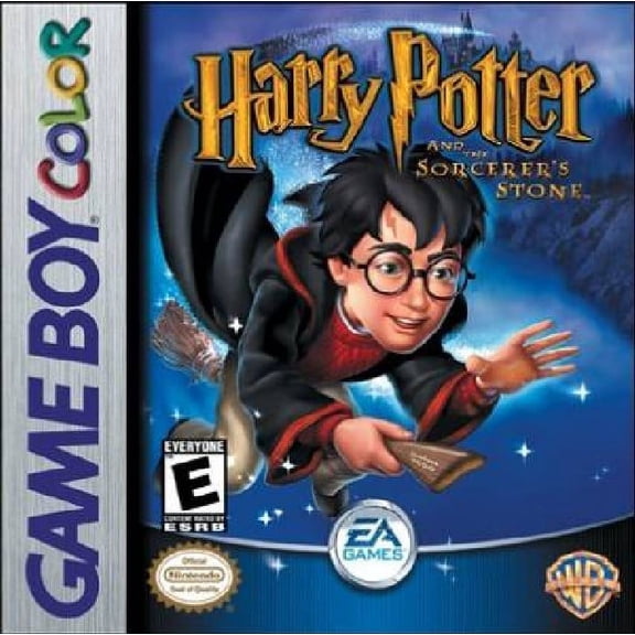 Restored Harry Potter and the Sorcerer's Stone (Nintendo GameBoy Color, 2001) RPG Game (Refurbished)