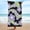D, variant on EDHITNR Fashion Flower Microfiber Beach Towel, Oversized Sandproof Quick-Dry Pool Towel, Large Bath Blanket for Seaside Picnic Yoga Camping Travel