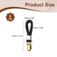 thumbnail image 2 of Uxcell 5 Pcs Clips para Colgar Toallas de Té, Clip de Toalla con Asa de Algodón Trenzado de 0.9" de Ancho, 2 of 6