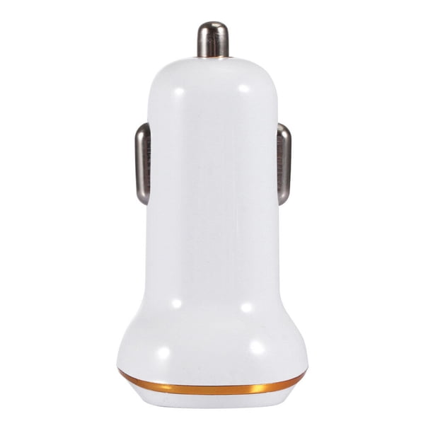 Scienceny 2 puertos USB 3.1A Cargador rápido Cargador de teléfono para automóvil Adaptador de corriente USB dual rápido Mini LED Cargador de Paneles de instrumentos para automóviles
