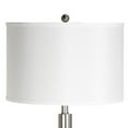thumbnail image 2 of Metal Floor Lamp with Tubular Support and Push Through Switch, Silver- Saltoro Sherpi, 2 of 5