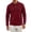 14# Wine, variant on Polo Shirts for Men Cotton Long Sleeve Golf Tennis Collared Shirt for Casual Work Travel 3 Buttons Ultra Soft Khaki XL