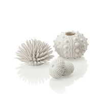 biOrb White Sea Urchins Set - Ceramic Aquarium Decor