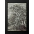 thumbnail image 2 of Naomi McCavitt 13x18 Black Modern Framed Museum Art Print Titled - Classical Landscape Triptych III, 2 of 5