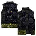 thumbnail image 2 of Chalecos con estampado de pantera negra de moda para hombre, chalecos fríos cómodos y versátiles para hombre, chaquetas de invierno casuales de moda para hombre, ropa genial, 2 of 4