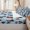 Periwinkle White, variant on Erosebridal Sky Blue Knit Dog Graphic Zipper Twin Comforter Sets with Fitted Sheet and 2 Pillowcases,Heart Sausage Puppy Secondary Motif Zipper Bedding Set,Periwinkle White,4-Piece,Reversible
