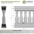 thumbnail image 2 of Ekena Millwork 32"H x 13'L Fiberthane Hamilton Unassembled Balustrade Railing Kit, Style N (6 7/8" On-Center Spacing to Pass 4" Sphere Code), 2 of 6