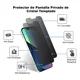 thumbnail image 2 of Pack 2 Pieza Mica Privacidad Cristal Templado9d Para iPhone, 2 of 4