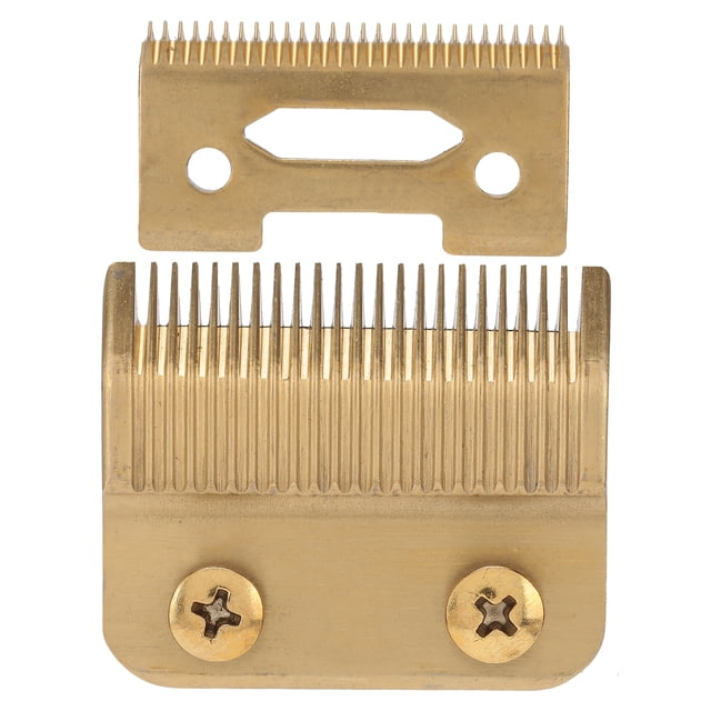 Cuchillas de repuesto para cortadora de pelo, cuchillas cortadoras de acero inoxidable con 2 agujeros para WAHL 8504