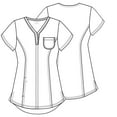 thumbnail image 7 of HeartSoul Break On Through Women's Scrubs Top V-Neck HS710, 7 of 7