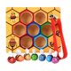 thumbnail image 2 of Ni?os Montessori Clip Juguete De Abeja Peque?a Música Inteligencia De Madera Juguete De Cognición Sunnimix Montessori Clip Small Bee Game, 2 of 8