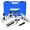 Blue, variant on 5 count Professional Front End Service Tool Kit, Pitman Arm Puller, Ball Joint Separator Tie Rod Remover Tool