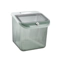 thumbnail image 3 of Cubo dispensador de arroz, contenedor de alimentos, cubo para granos, tapa sellada, alimento seco Verde Grande, 3 of 9