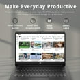 thumbnail image 2 of HP Premium Stream Portable 14 Pouces HD BrightView, Intel Celeron N4120, 16 Go RAM, 64 Go Stockage eMMC, UHD Graphics, Caméra Web HD, 1 An Office 365, Bluetooth, WiFi, HDMI, Win 11s, Noir, Carte USB Hotface 32 Go, 2 of 9