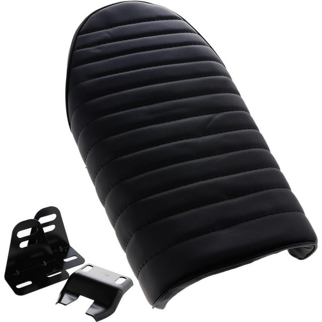Asiento de Cojín perfecl para cicleta CG125 Retro rcycle Negro Polipiel