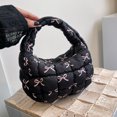 thumbnail image 4 of Bolso Mano Con Burbujas para Mujer Lazo Hobo Muñeca, 4 of 9