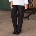 thumbnail image 3 of Uncommon Threads 4003-2705 Pantalon de Chef Ample Teint en Fil à Rayures Rouges et Blanches - Très Grand, 3 of 6
