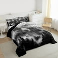 thumbnail image 3 of Feelyou Teen Wildlife Bear Queen Comforter Set, Rustic Nature Scenery Bedding Set, 3pcs, 3 of 8