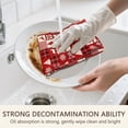 thumbnail image 5 of 2 Pcs Funny Kitchen Towels,Red Christmas Patchwork Pattern Microfiber Dish Towels,Kitchen Tea Towels,Kitchen Towel Set (18" X 26"), 5 of 7