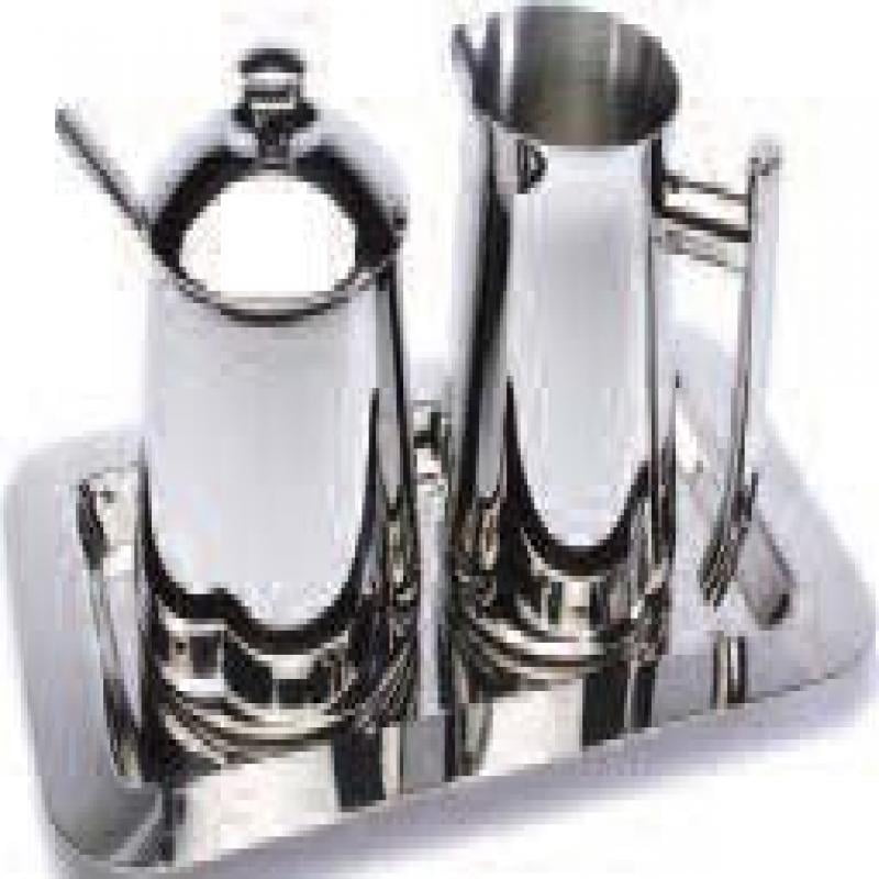 Frieling 18//10 Stainless Steel Creamer and Sugar Bowl Set by Frieling