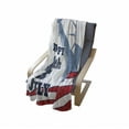 thumbnail image 4 of 4th of July Soft Flannel Fleece Throw Blanket, Independence Day Design with Old Glory Stripes and Stars Lady Liberty, Cozy Plush for Indoor and Outdoor Use, 60" x 80", Multicolor, by Ambesonne, 4 of 6