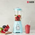 thumbnail image 6 of Open Box Haden Stainless 1.75L Glass Jug 700W Motor Power Blender, Turquoise/Chrome, 6 of 11